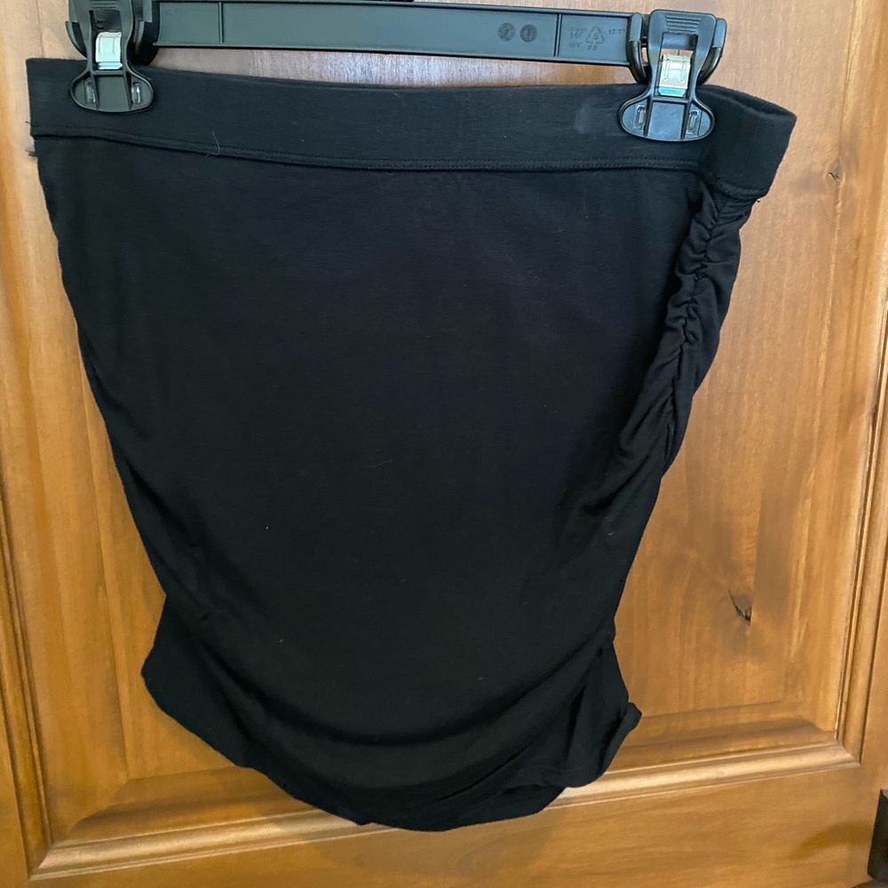 Black slinky skirt